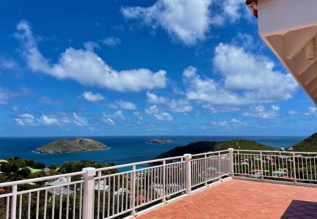Villa en San Bartolomé - Villa LES GAILLACS en Saint Barth una vista increíble Villa en San Bartolomé - Villa LES GAILLACS en Saint Barth una vista increíble