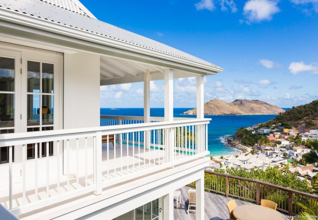 villa à Saint Barthélemy - La villa ACAÏ offre une vue imprenable à Saint Barthelemy