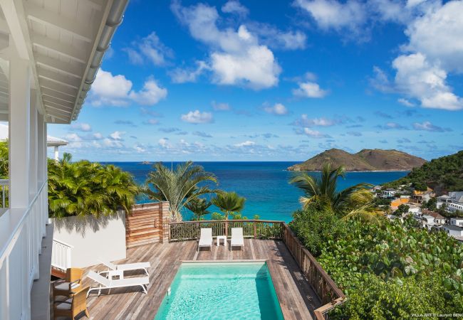 Villa à Saint Barthélemy - La villa ART offre une vue imprenable à Saint Barthelemy Villa à Saint Barthélemy - La villa ART offre une vue imprenable à Saint Barthelemy