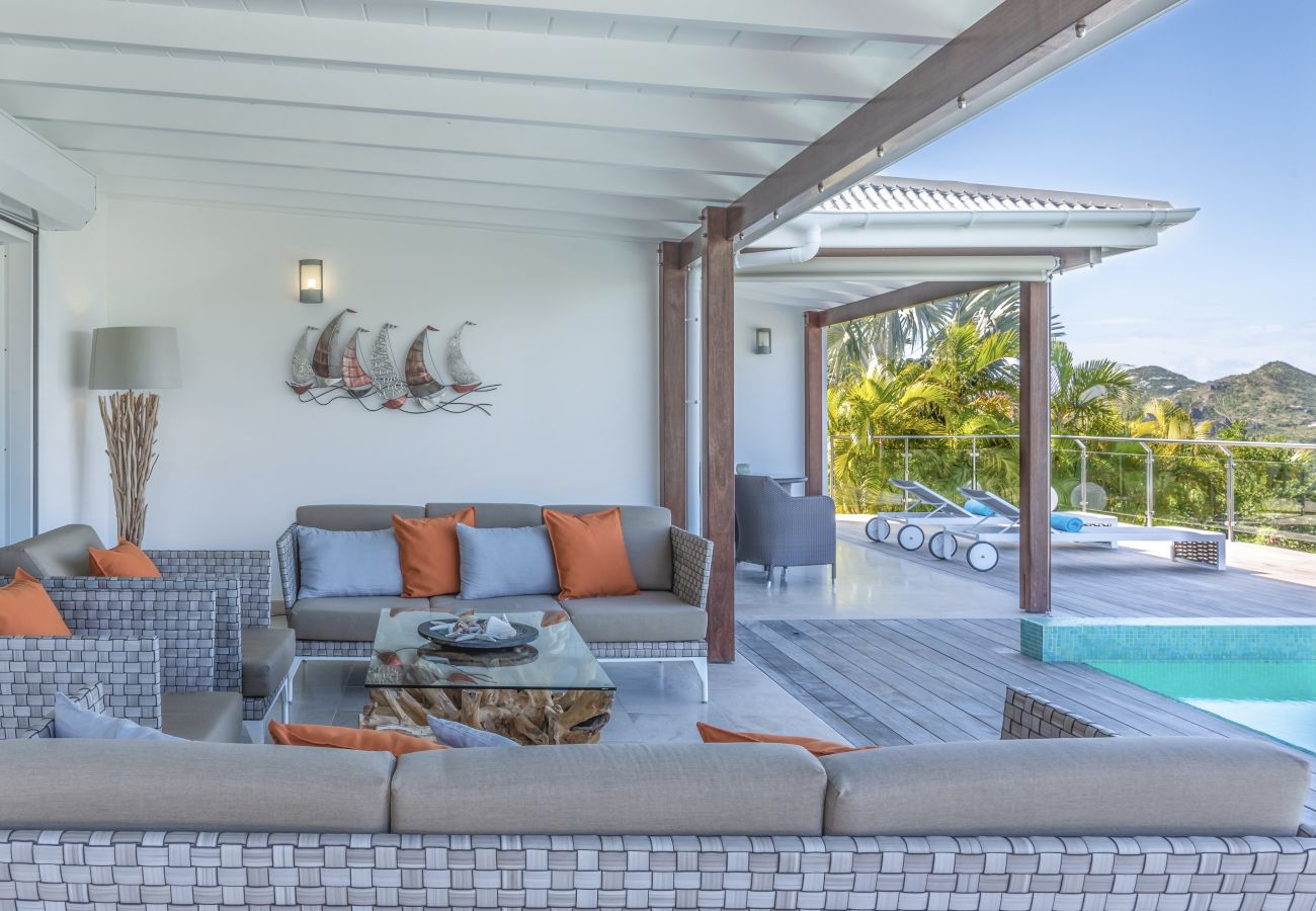 Villa a Saint Barthélemy - Isia est une villa très demandée à St Barth sur les hauteurs de St Jean Villa a Saint Barthélemy - Isia est une villa très demandée à St Barth sur les hauteurs de St Jean