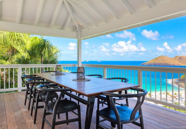 Villa a Saint Barthélemy - La villa ACAÏ offre une vue imprenable à Saint Barthelemy Villa a Saint Barthélemy - La villa ACAÏ offre une vue imprenable à Saint Barthelemy