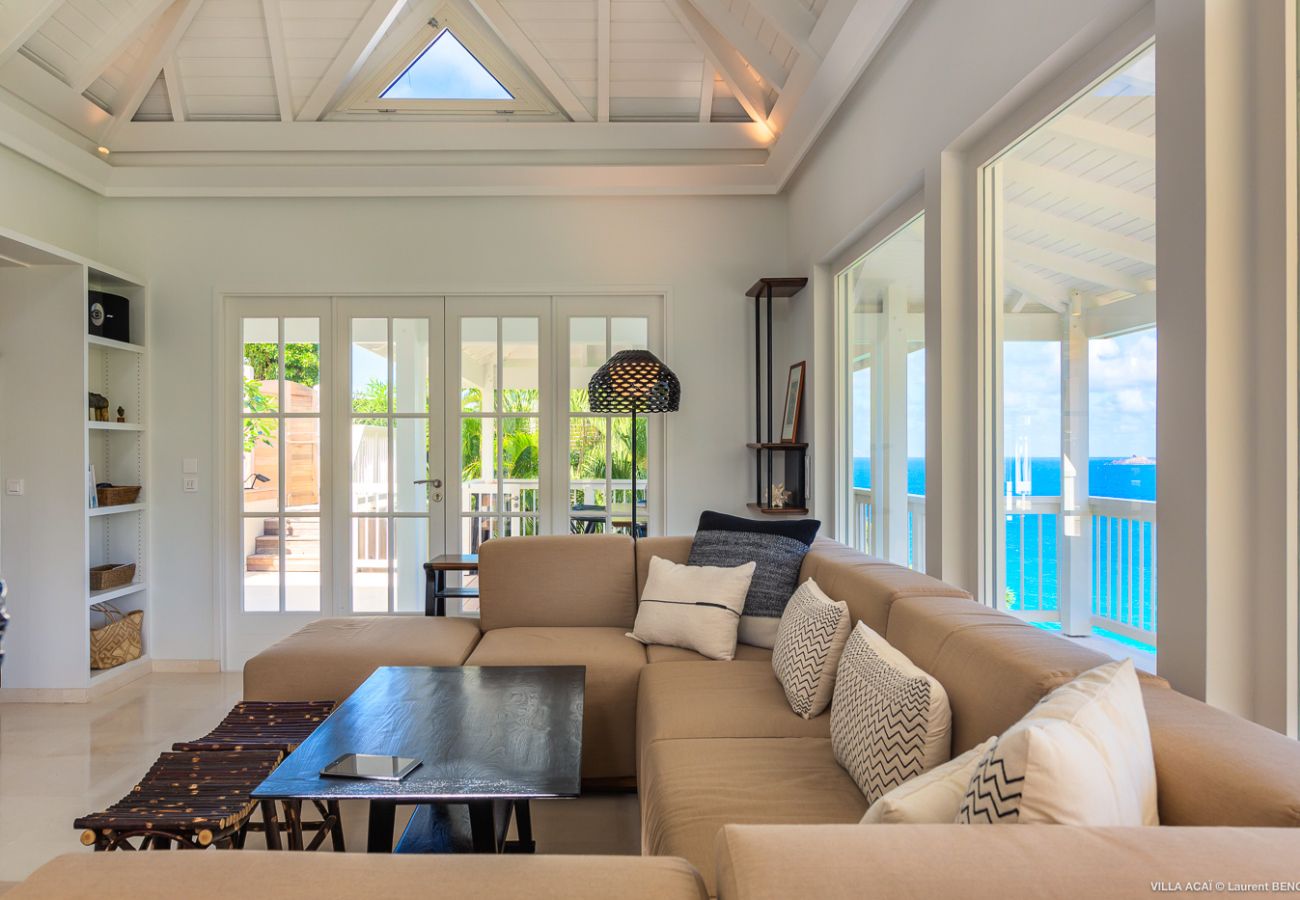 Villa a Saint Barthélemy - La villa ACAÏ offre une vue imprenable à Saint Barthelemy Villa a Saint Barthélemy - La villa ACAÏ offre une vue imprenable à Saint Barthelemy