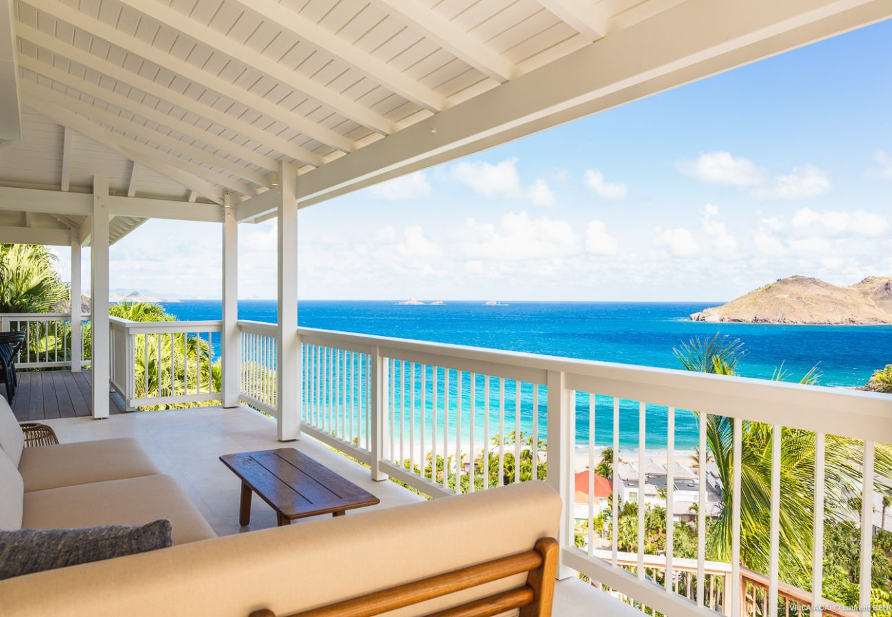 Villa a Saint Barthélemy - La villa ACAÏ offre une vue imprenable à Saint Barthelemy Villa a Saint Barthélemy - La villa ACAÏ offre une vue imprenable à Saint Barthelemy
