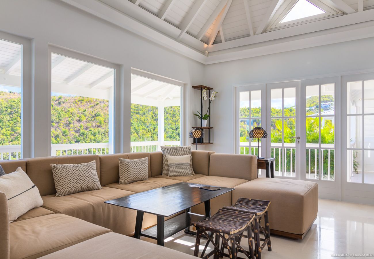 Villa a Saint Barthélemy - La villa ACAÏ offre une vue imprenable à Saint Barthelemy Villa a Saint Barthélemy - La villa ACAÏ offre une vue imprenable à Saint Barthelemy