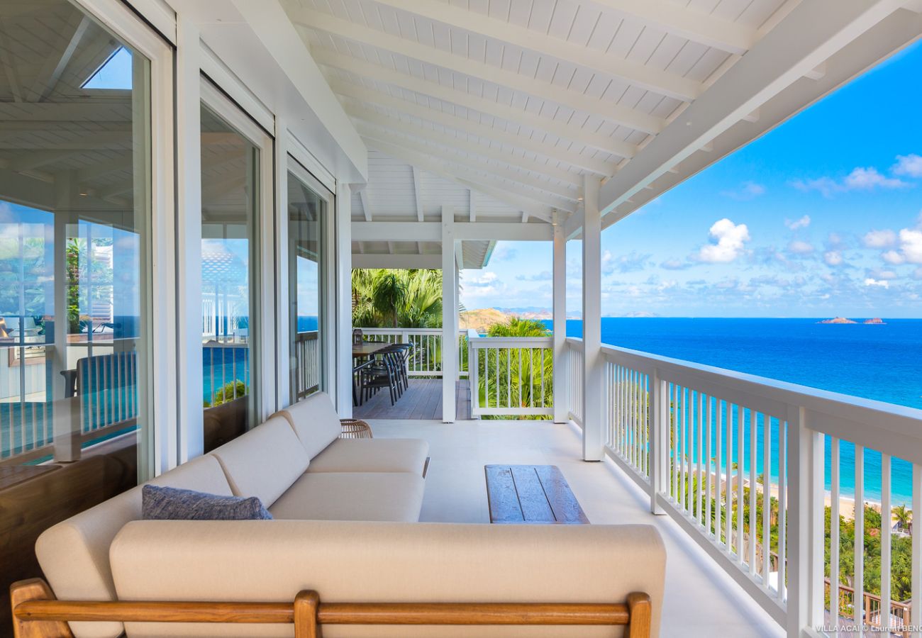 Villa a Saint Barthélemy - La villa ACAÏ offre une vue imprenable à Saint Barthelemy Villa a Saint Barthélemy - La villa ACAÏ offre une vue imprenable à Saint Barthelemy