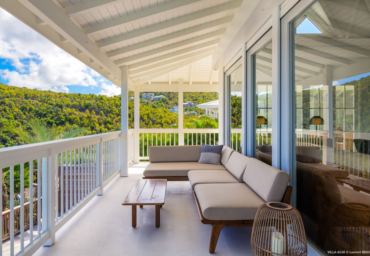 Villa a Saint Barthélemy - La villa ACAÏ offre une vue imprenable à Saint Barthelemy Villa a Saint Barthélemy - La villa ACAÏ offre une vue imprenable à Saint Barthelemy