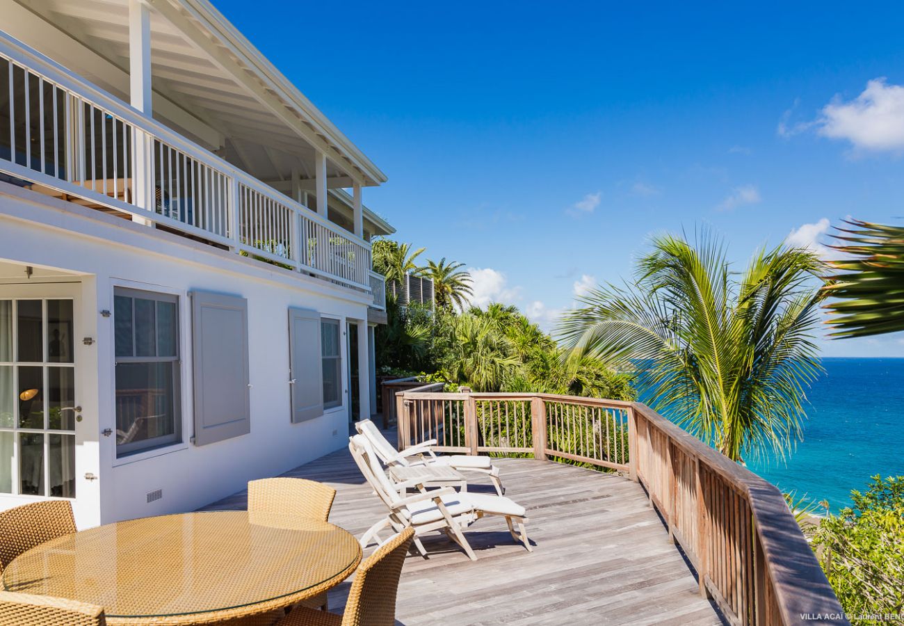 Villa a Saint Barthélemy - La villa ACAÏ offre une vue imprenable à Saint Barthelemy Villa a Saint Barthélemy - La villa ACAÏ offre une vue imprenable à Saint Barthelemy