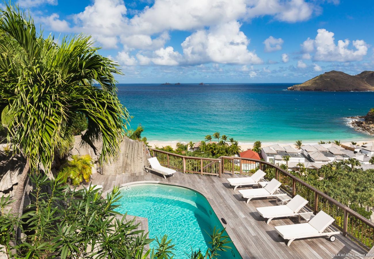 Villa a Saint Barthélemy - La villa ACAÏ offre une vue imprenable à Saint Barthelemy Villa a Saint Barthélemy - La villa ACAÏ offre une vue imprenable à Saint Barthelemy