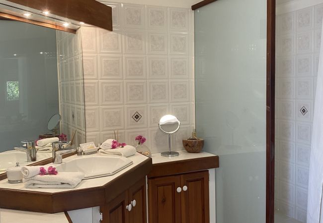 Shower of the villa Natanya. Separate toilet. Shower room of the villa Natanya