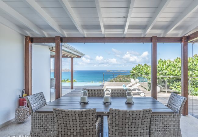 Villa in Saint Barthélemy - Isia is a very popular villa in St Barths on the heights of St Jean Villa in Saint Barthélemy - Isia is a very popular villa in St Barths on the heights of St Jean
