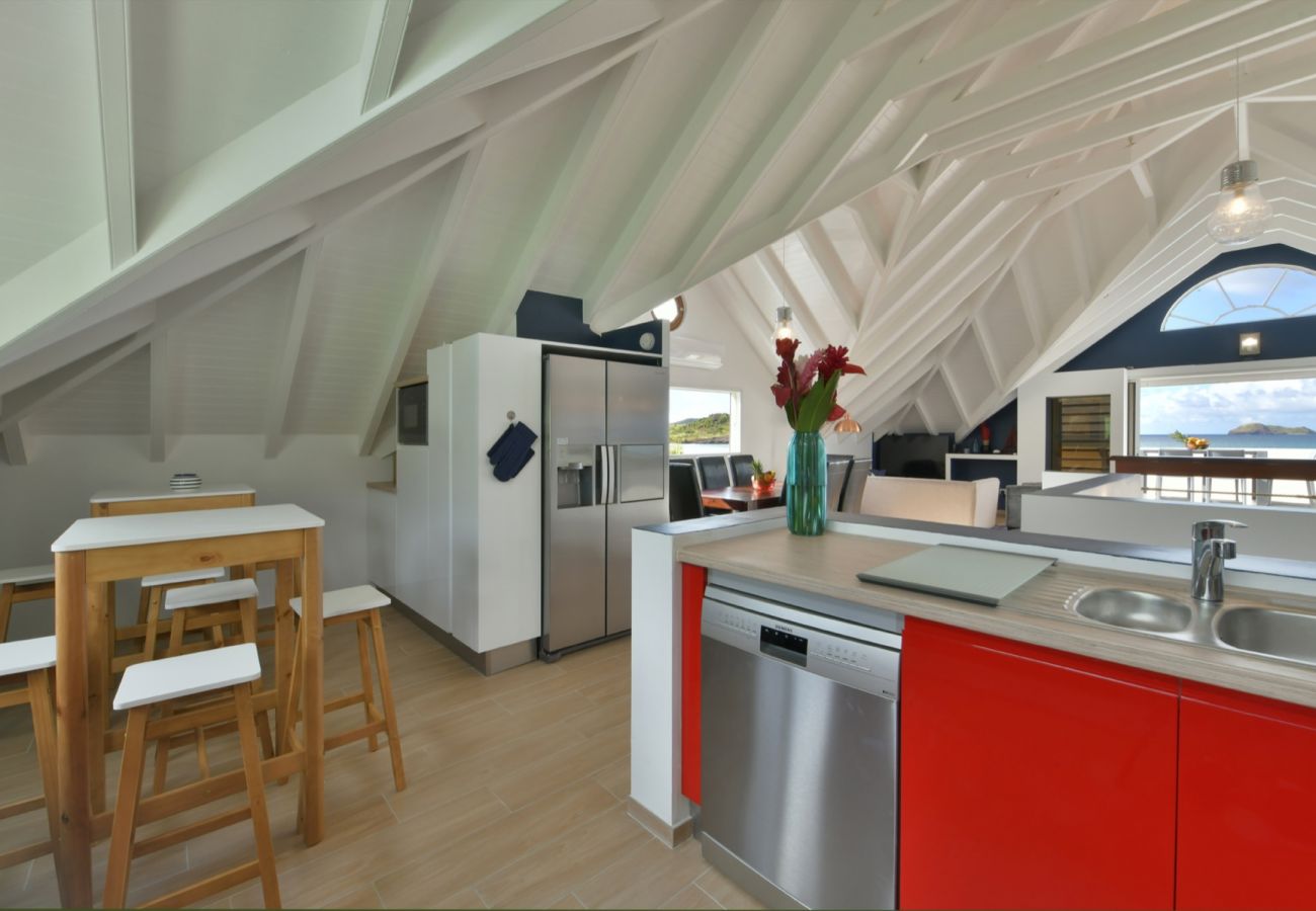 Terraced House in Saint Barthélemy - 4 bedroom house on the beach of Lorient in Saint Barthelemy Terraced House in Saint Barthélemy - 4 bedroom house on the beach of Lorient in Saint Barthelemy